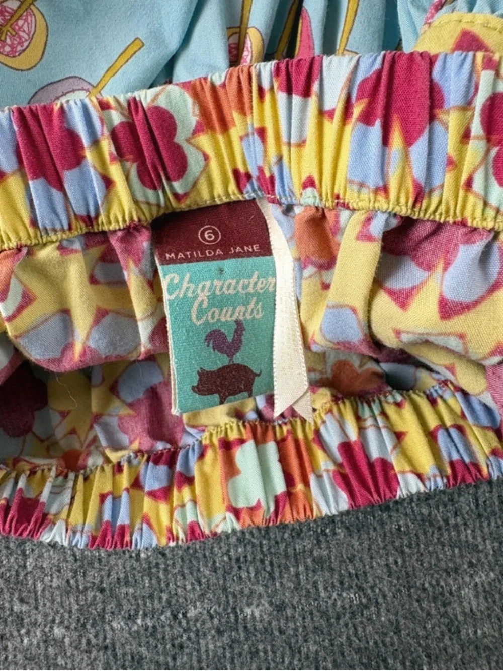 Matilda Jane Girls 6 Farm Cottagecore Whimsy Prairie Skirt & Tunic/Lap Dress